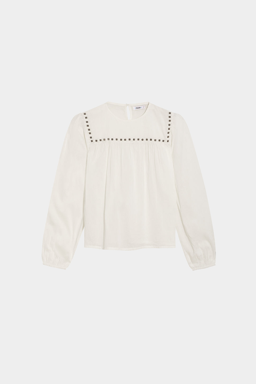 COTTON BLOUSE WITH STUDS