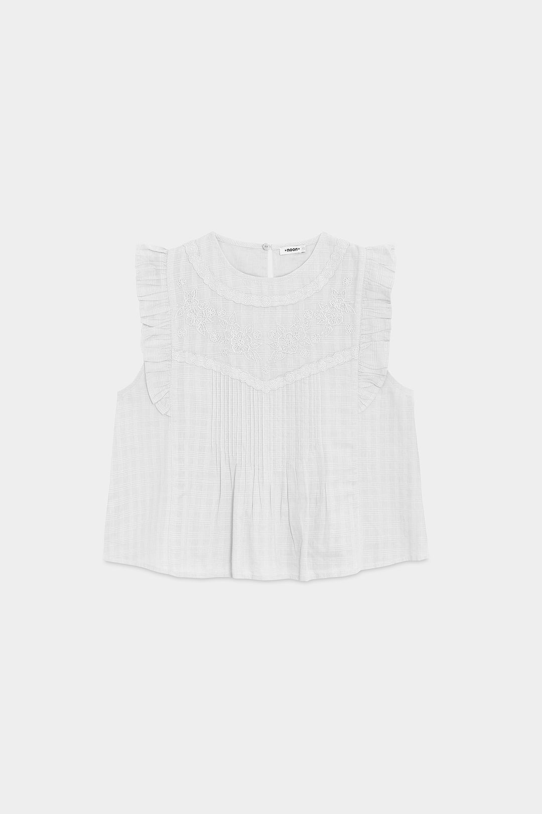 EMBROIDERED BLOUSE WITH STRIPES