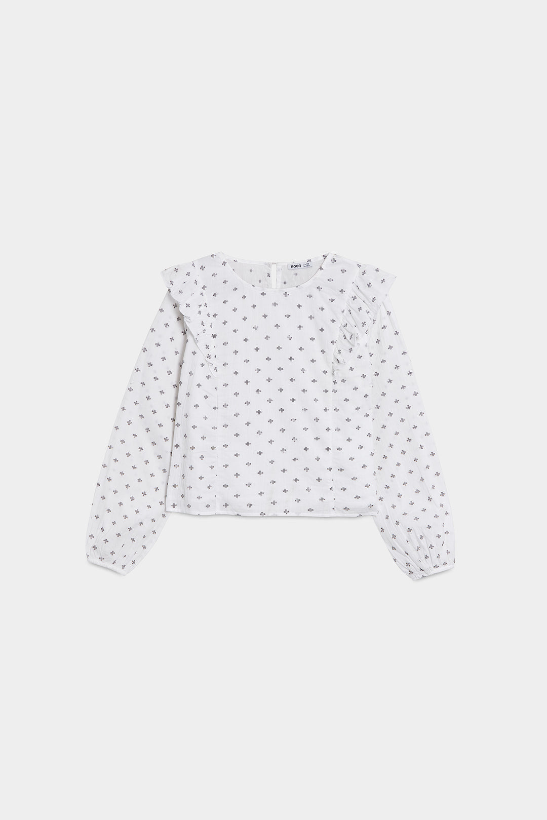 BLUSA BORDADA VOLANTES