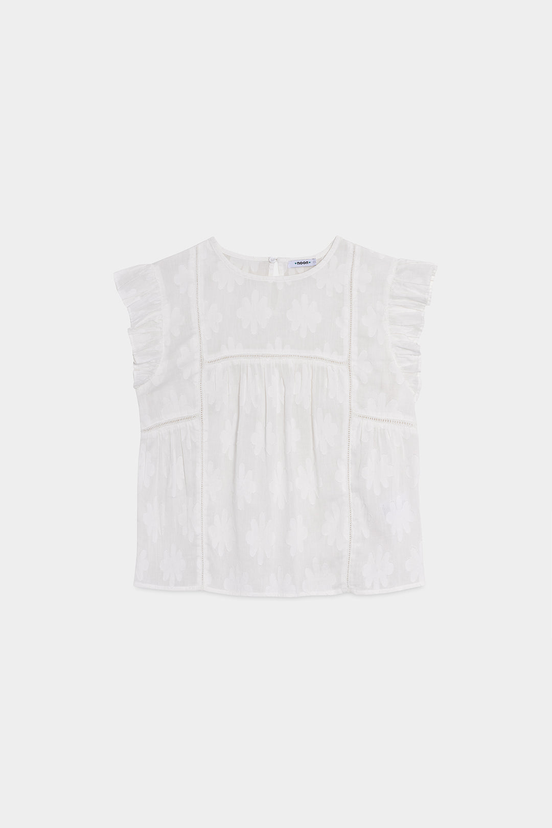 BLOUSE WITH FLORAL DETAIL