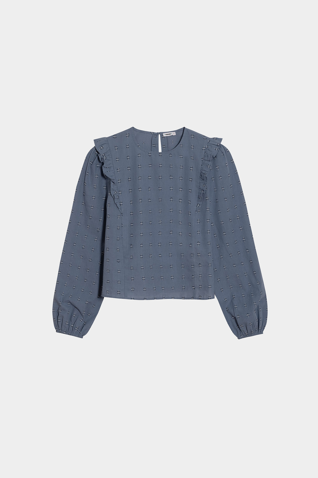 BLOUSE WITH RUFFLE DETAILS