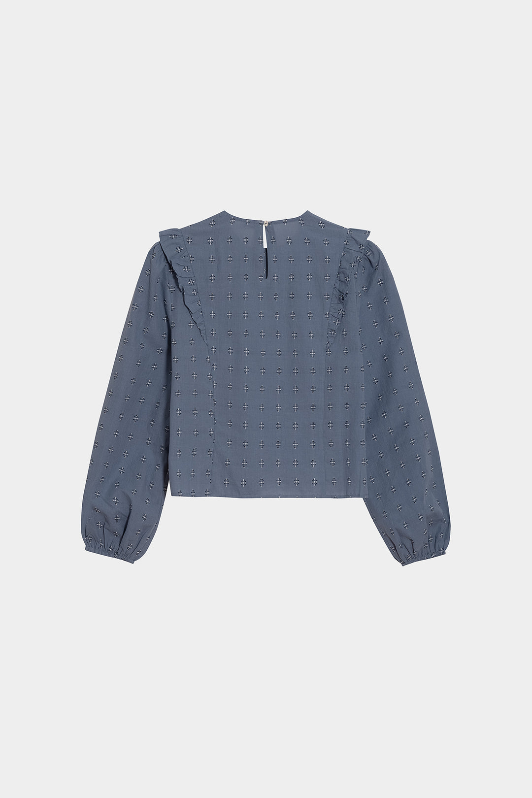 BLOUSE WITH RUFFLE DETAILS