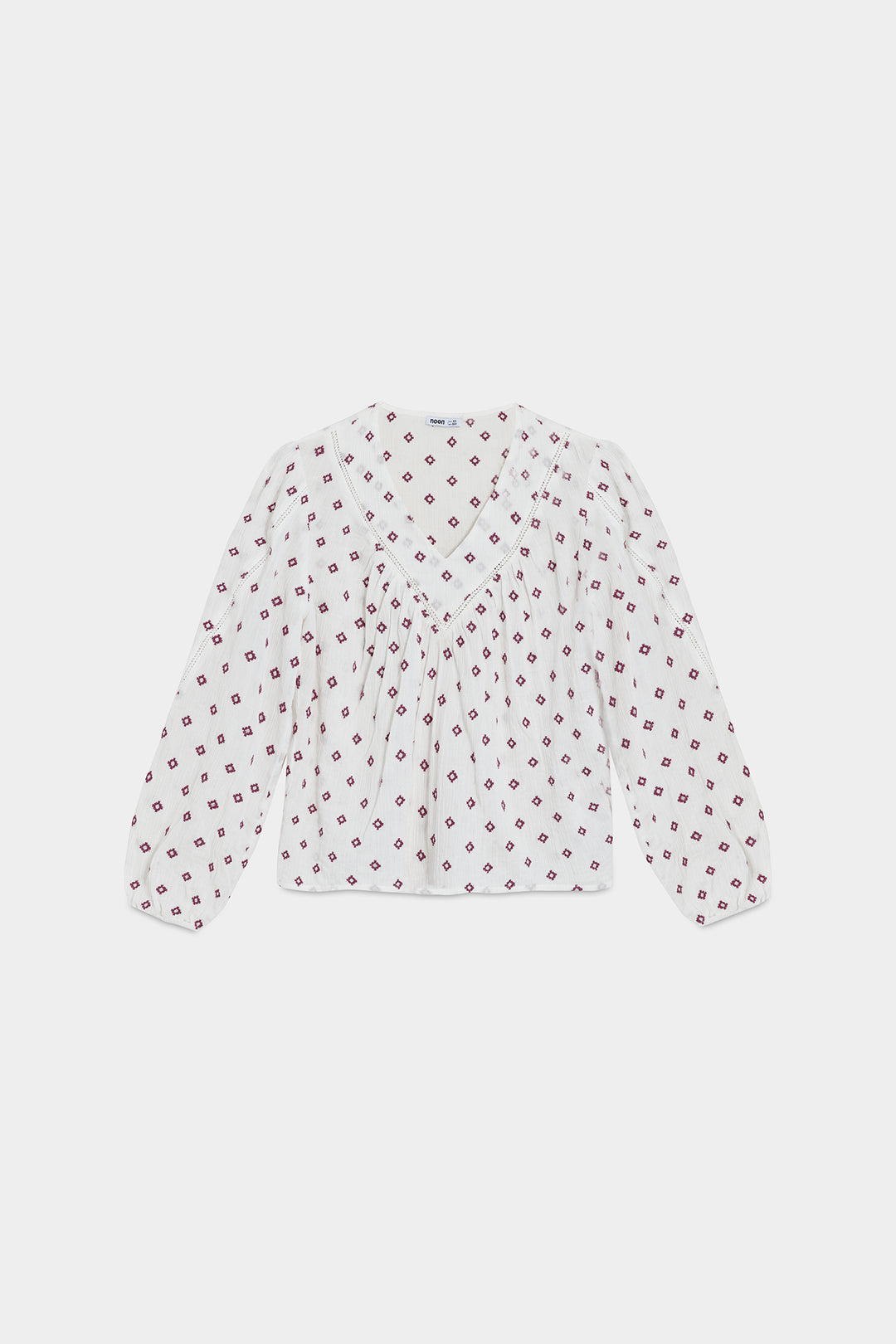 BLUSA ENTREDOS ESCOTE PICO