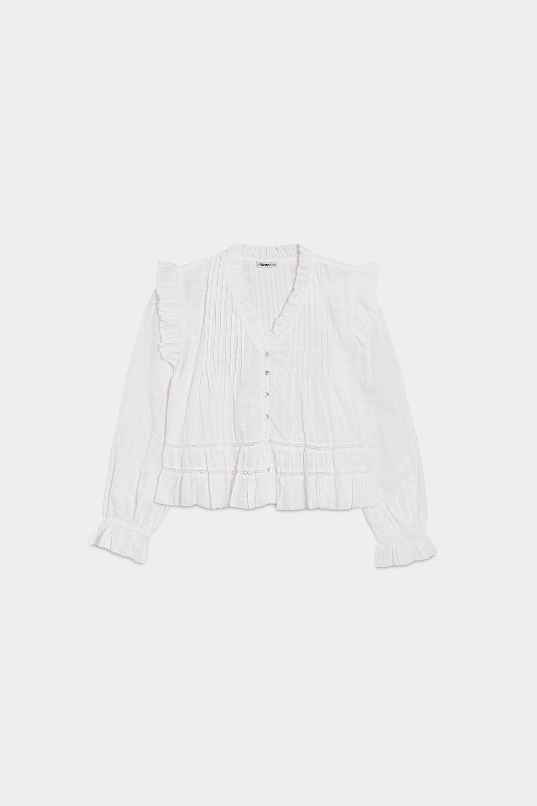BLUSA ESCOTE PICO JARETAS