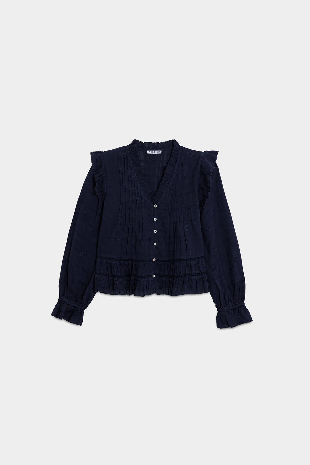 BLUSA ESCOTE PICO JARETAS