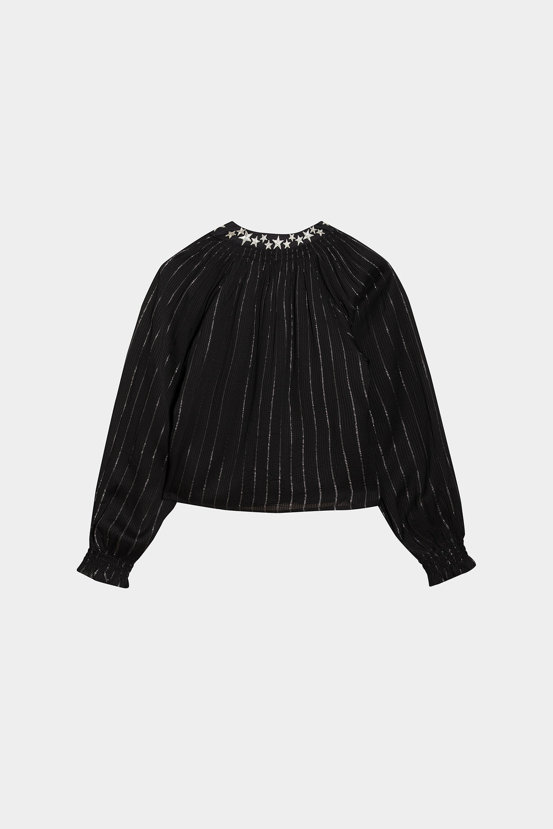 BLOUSE WITH EMBROIDERED STARS