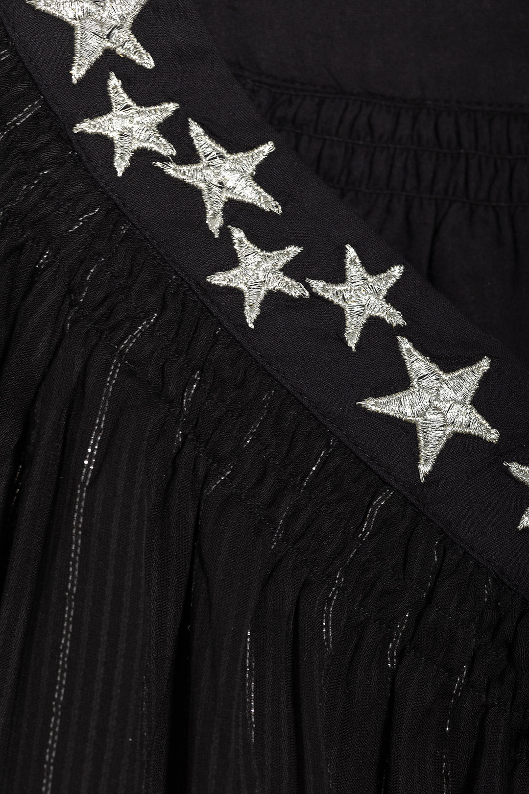BLOUSE WITH EMBROIDERED STARS