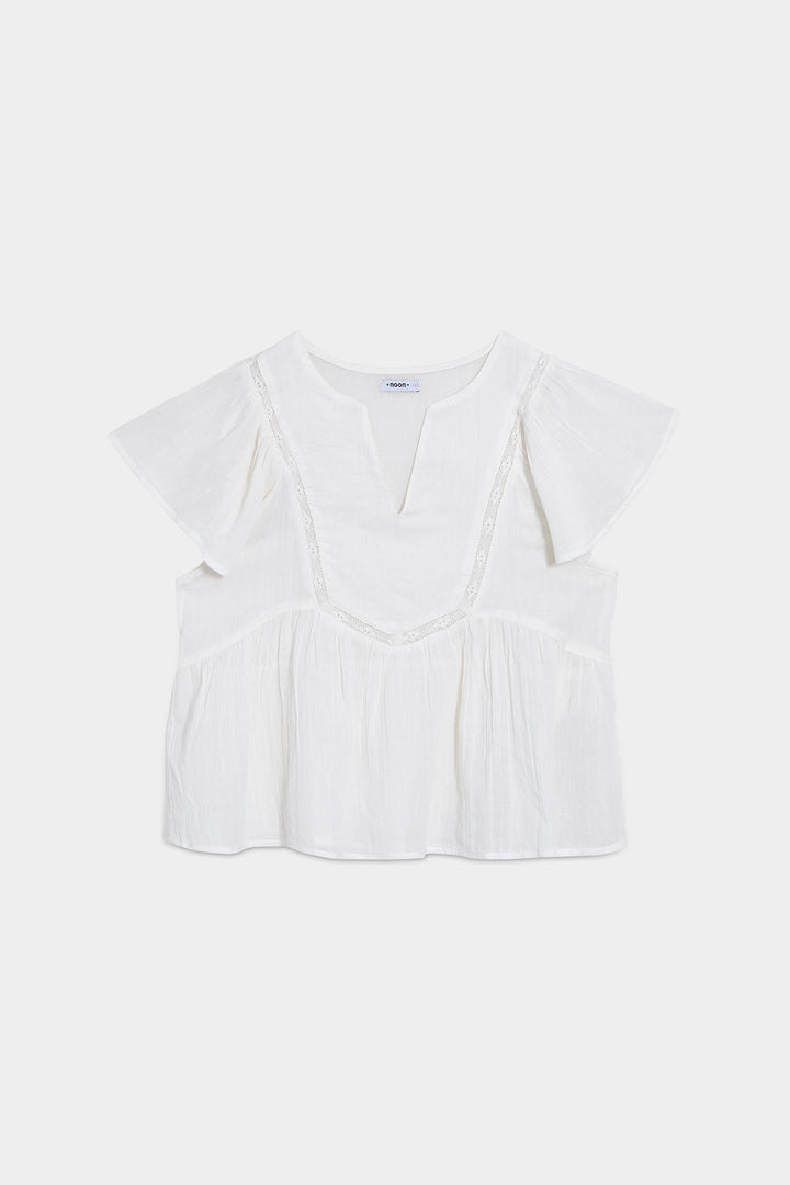 BLUSA FLUIDA MANGAS CAPA