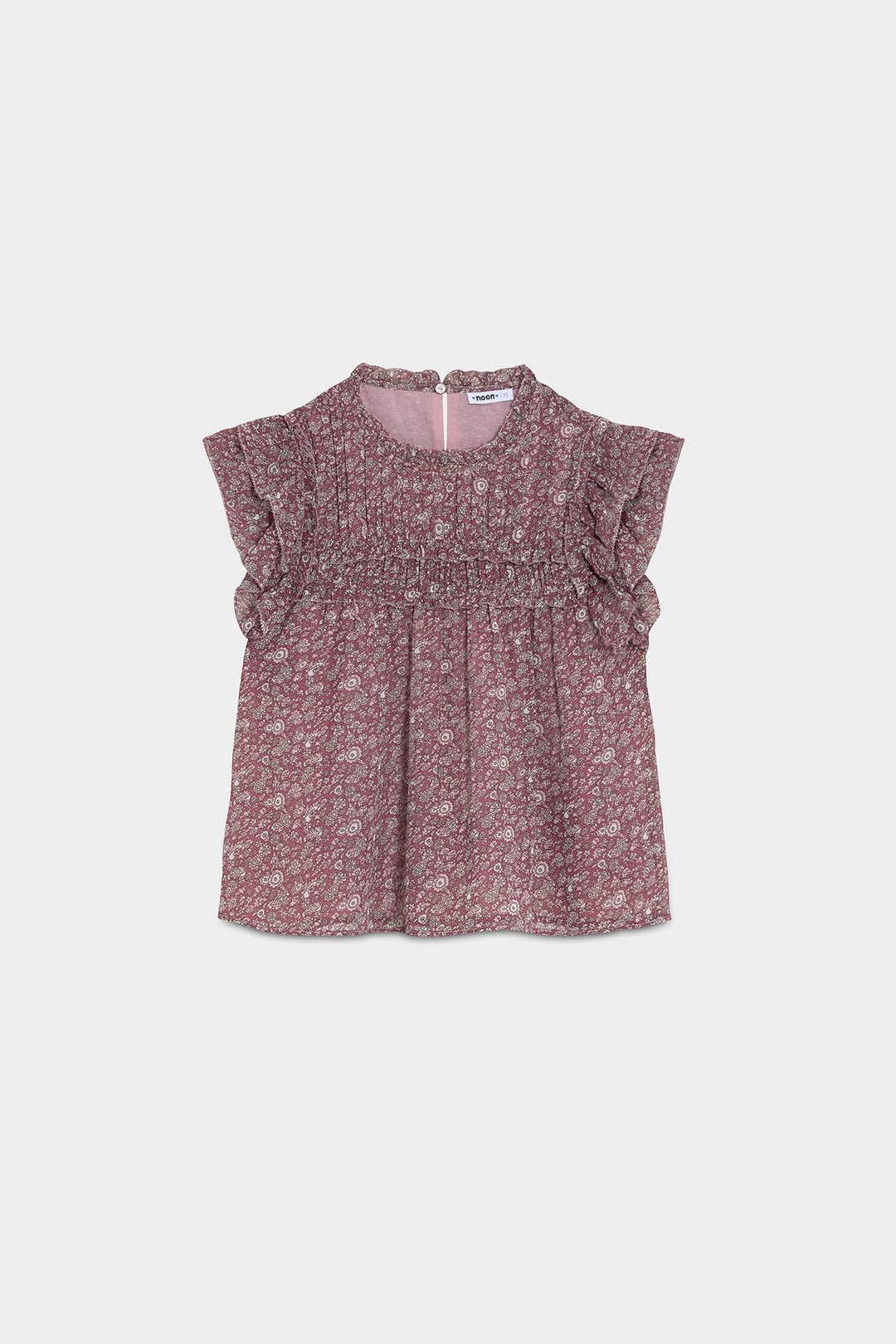 BLUSA FRUNCIDA ESTAMPADA