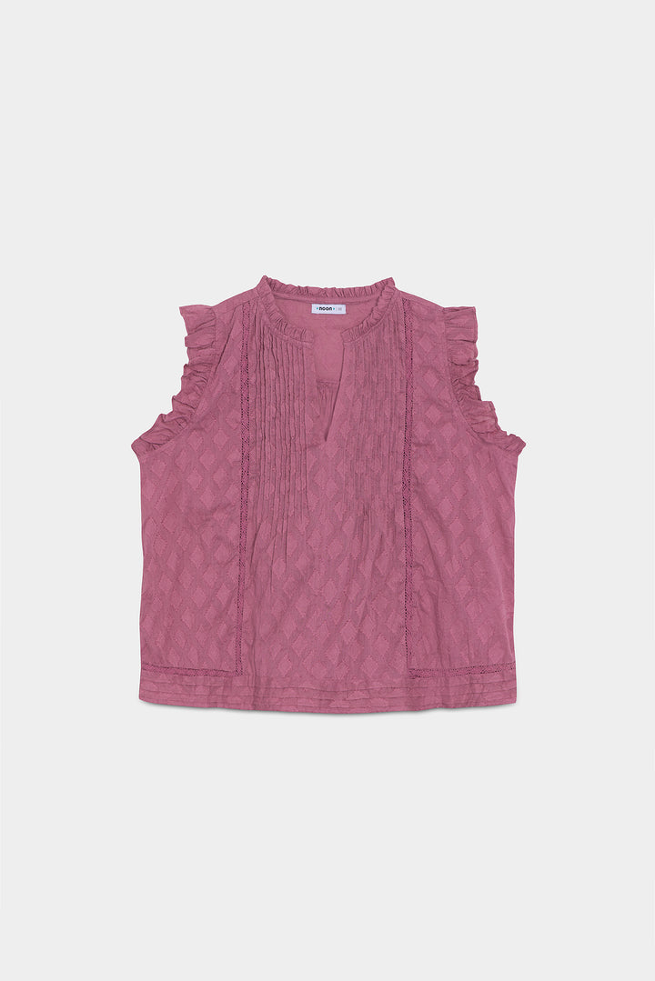 BLUSA JARETAS DETALLE ENTREDOS