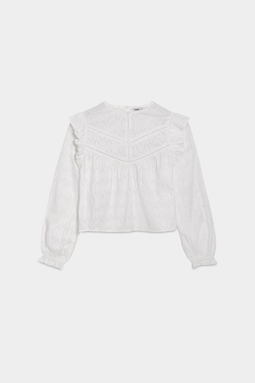 BLUSA TEXTURA VOLANTES