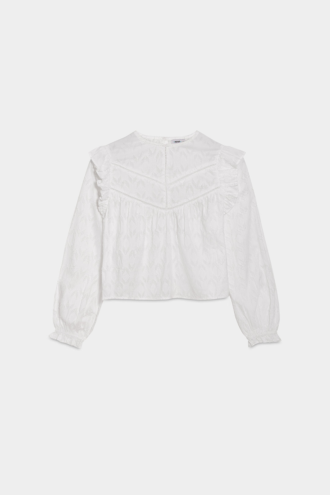 BLUSA TEXTURA VOLANTES