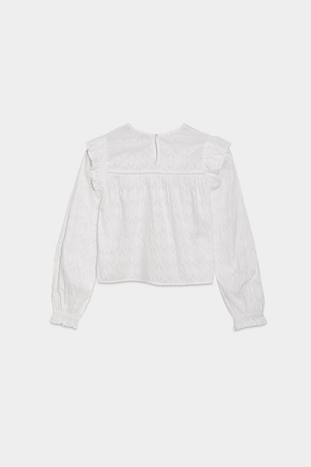 BLUSA TEXTURA VOLANTES