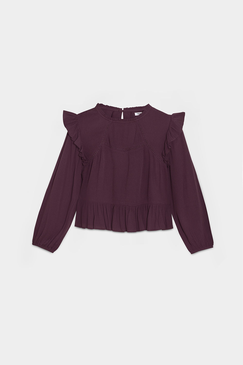 Ruffled Blouse Details