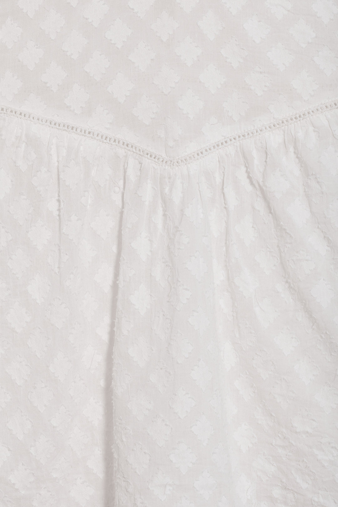 STRUCTURED RUFFLE BLOUSE