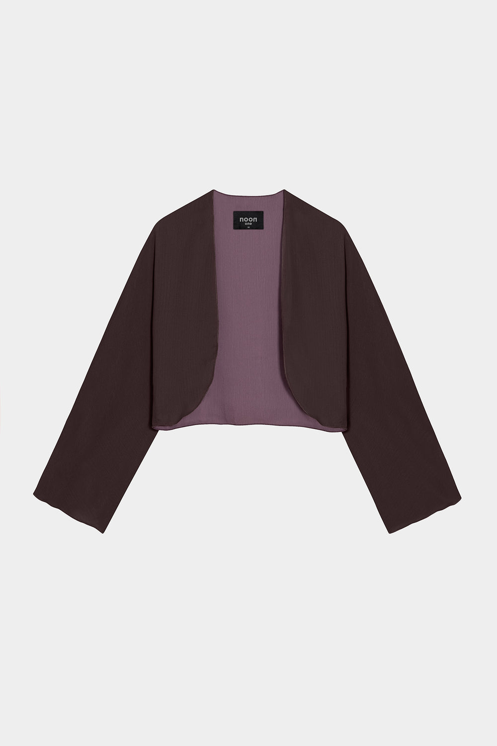 REVERSIBLE CHIFFON BOLERO