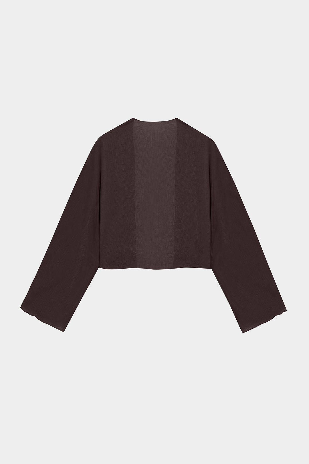 REVERSIBLE CHIFFON BOLERO