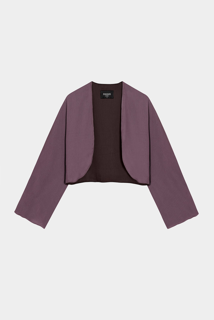 REVERSIBLE CHIFFON BOLERO