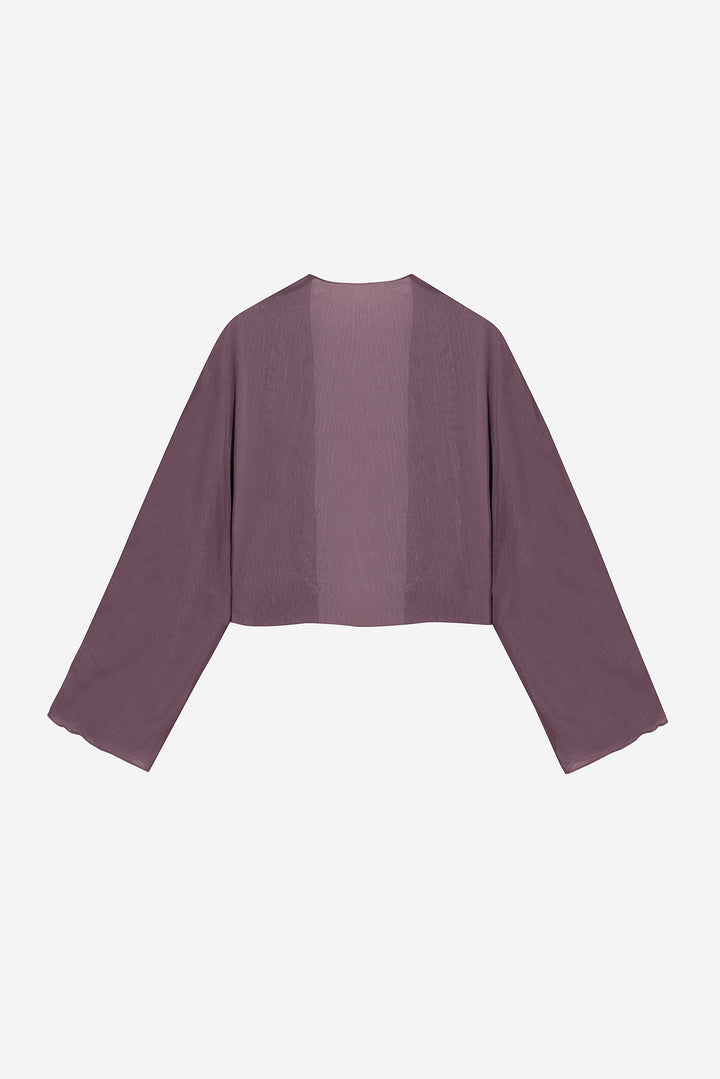 REVERSIBLE CHIFFON BOLERO