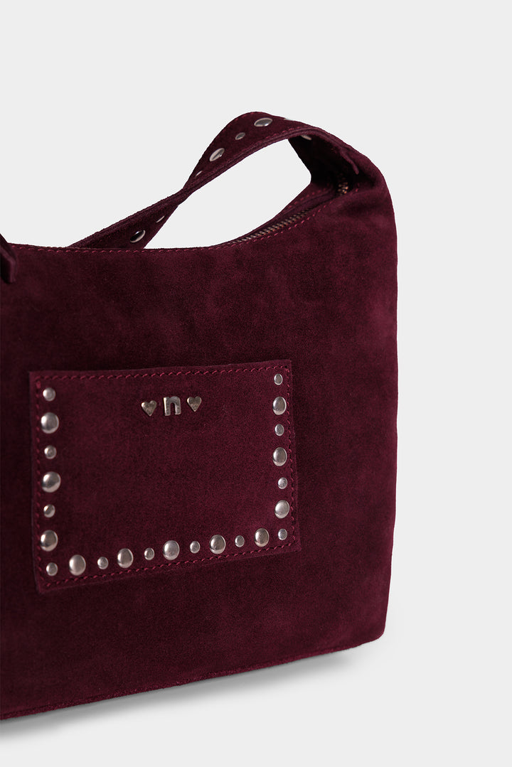 STUDDED POCKET SHOULDER BAG