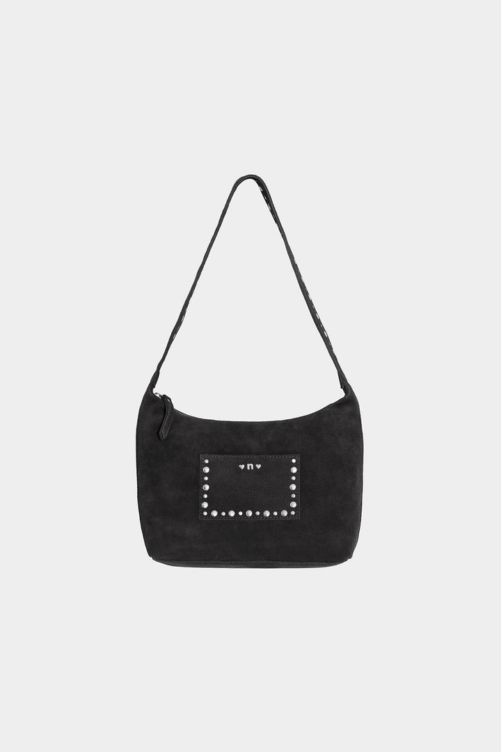 STUDDED POCKET SHOULDER BAG