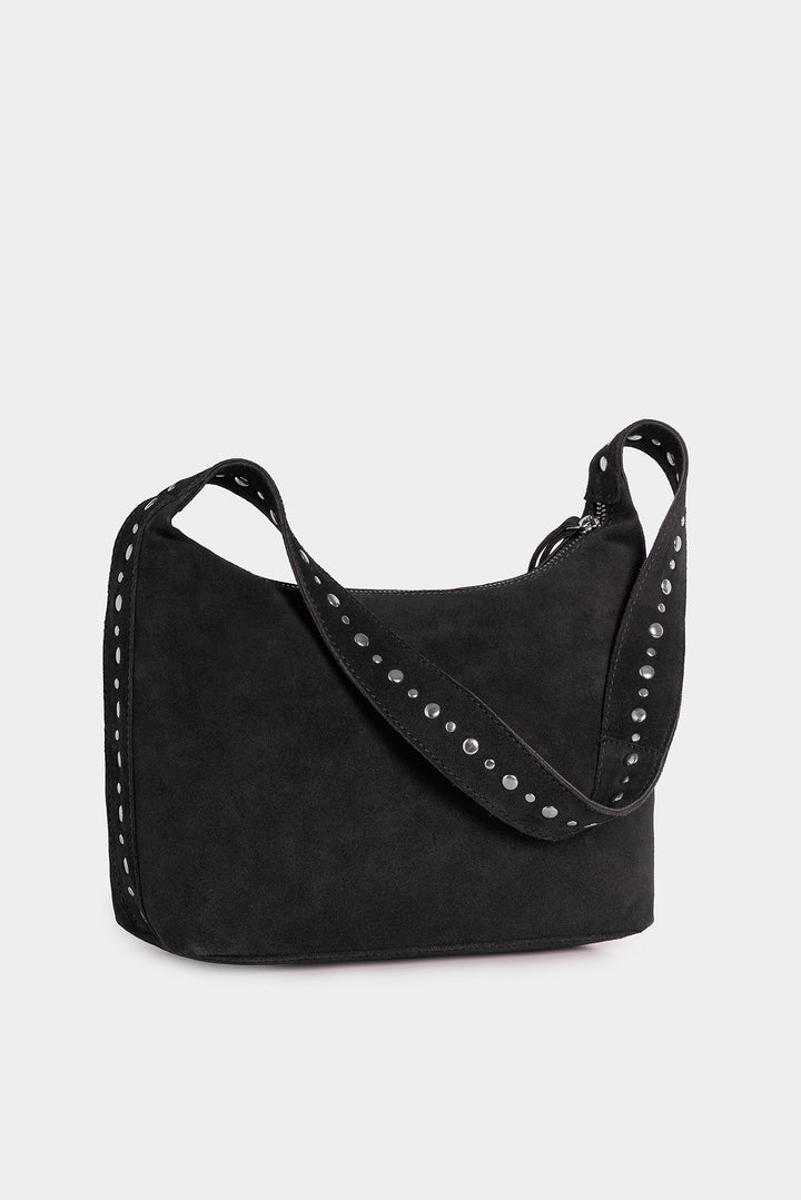 STUDDED POCKET SHOULDER BAG