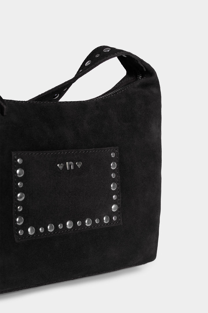 STUDDED POCKET SHOULDER BAG