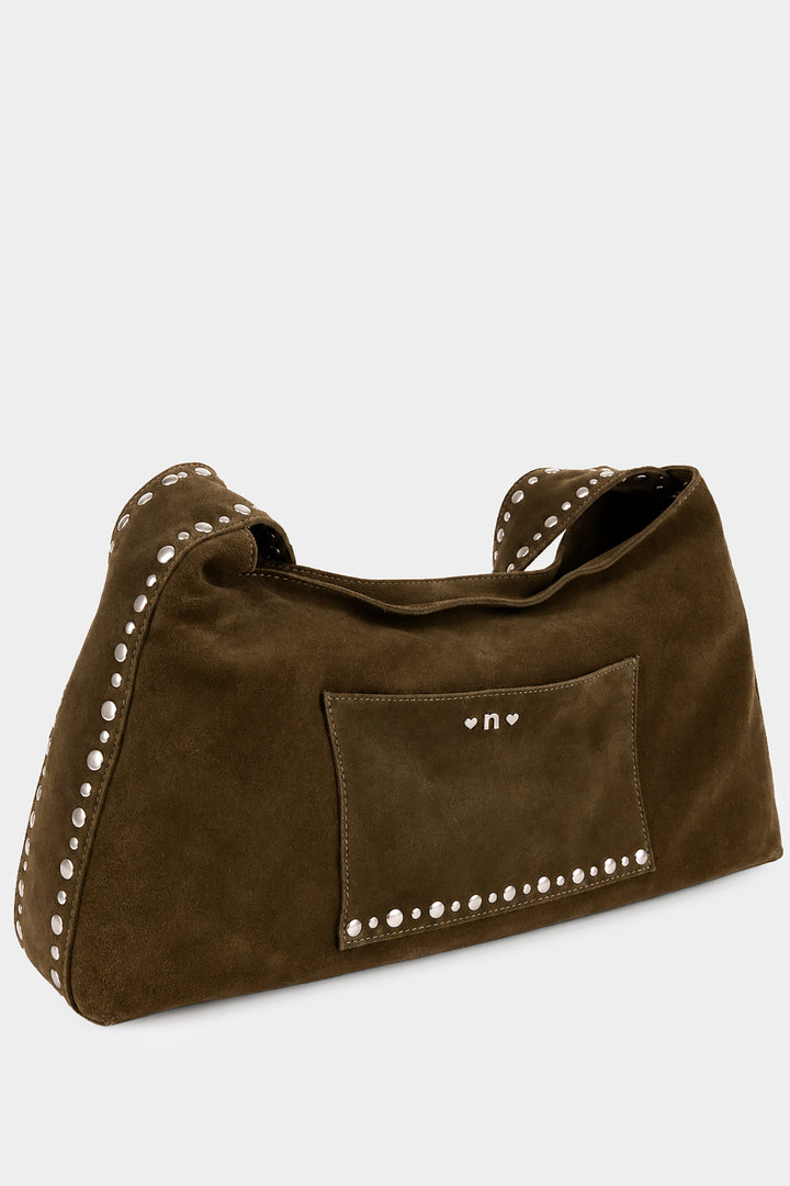 BOLSO OVERSIZE BOLSILLO TACHAS
