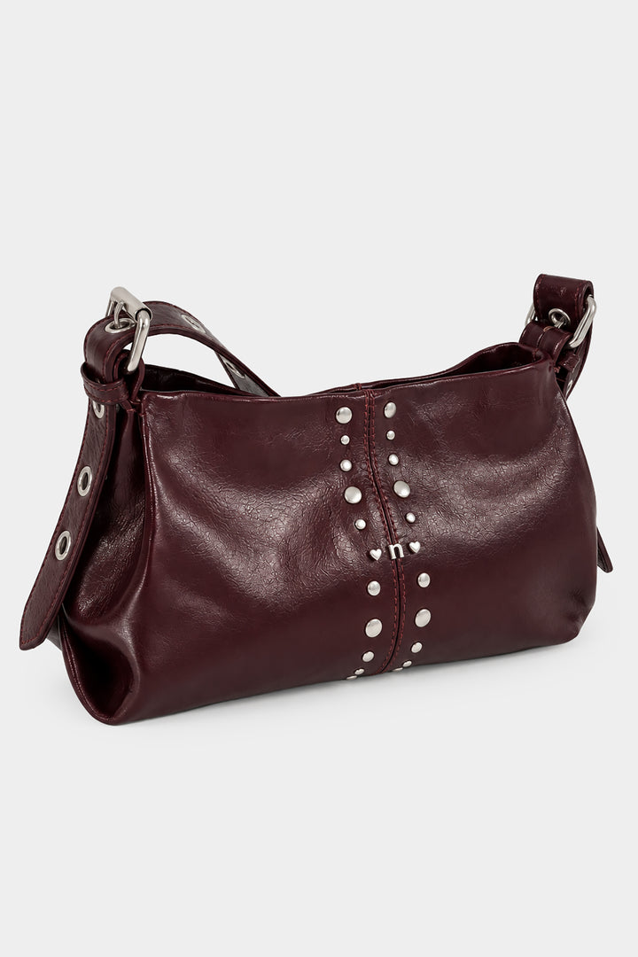 MEDIUM STUDDED LEATHER BAG