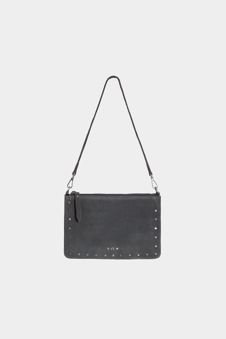 BOLSO PIEL TACHAS ESTRELLAS