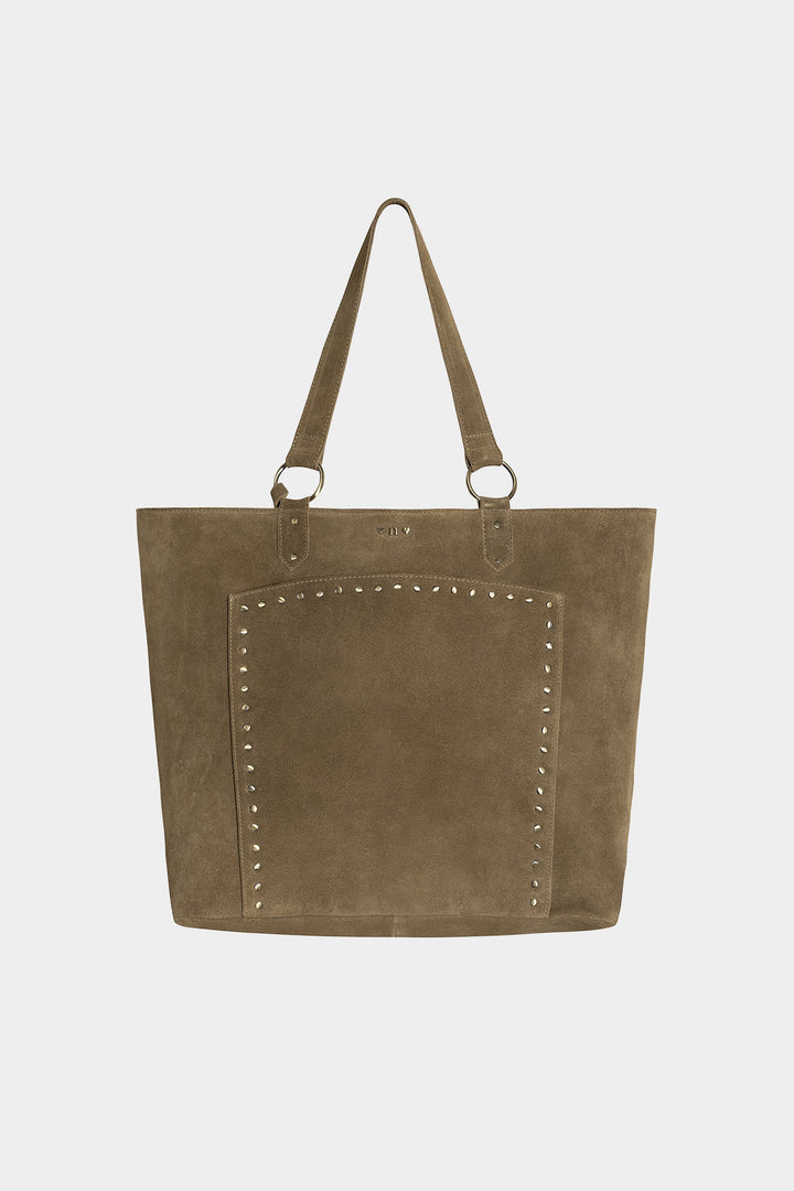 WHITE SHOPPER BAG