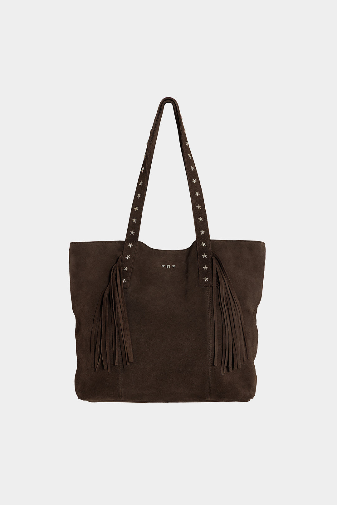 BOLSO SHOPPER PIEL FLECOS