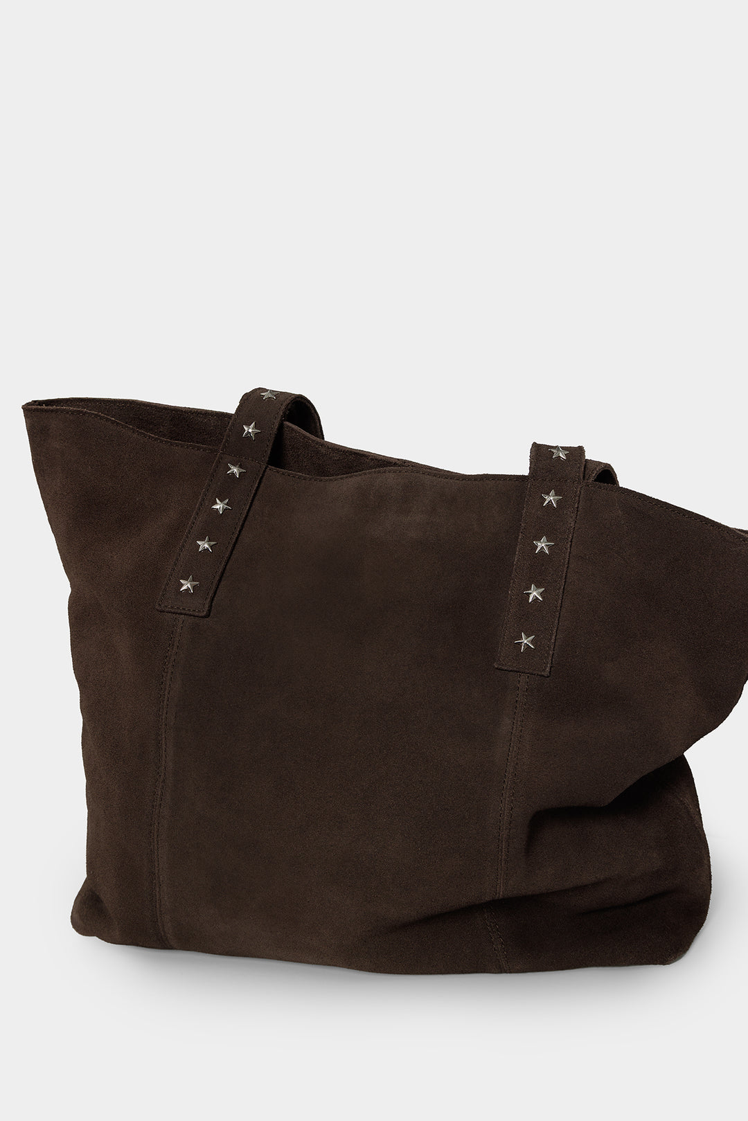 FRINGED LEATHER SHOPPER BAG