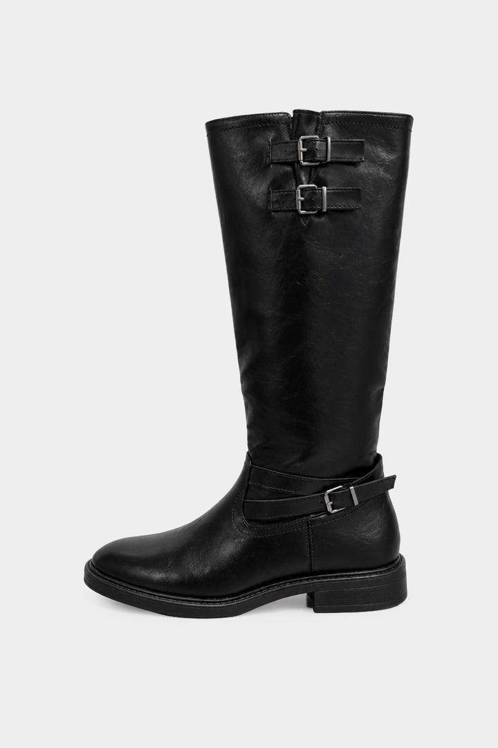 BUCKLED HIGH BOOT