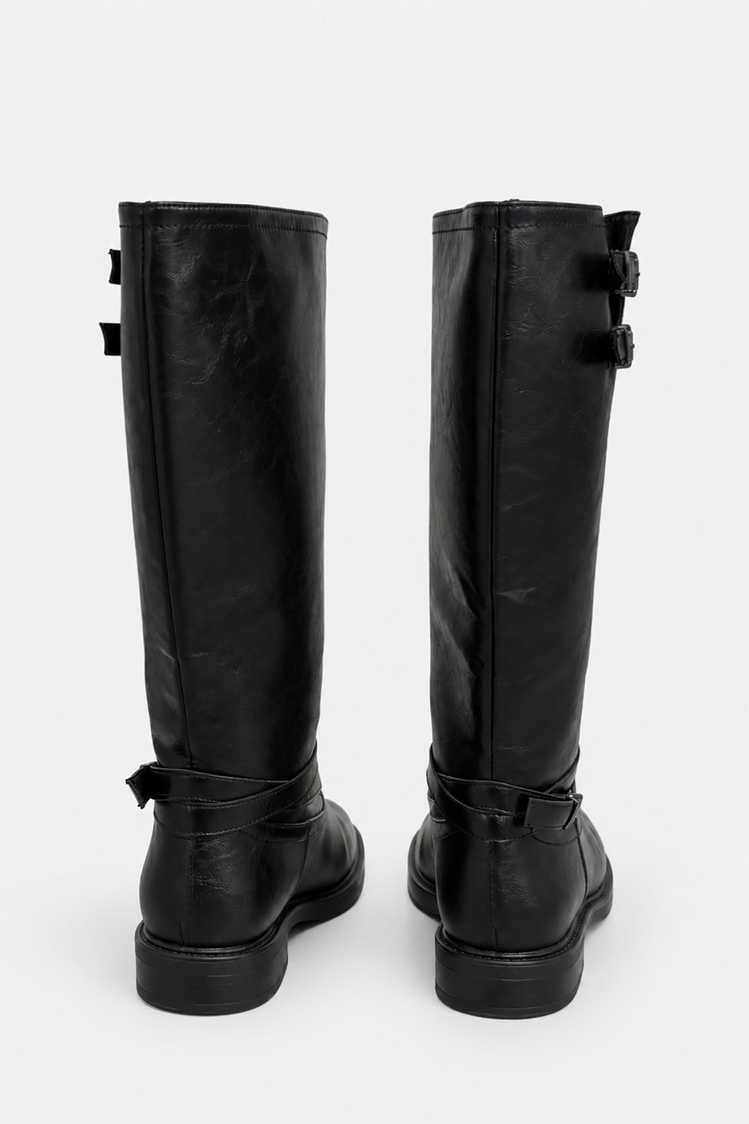 BUCKLED HIGH BOOT