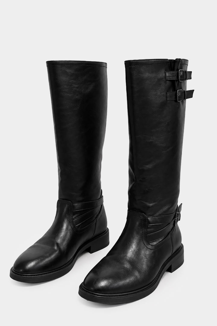 BUCKLED HIGH BOOT