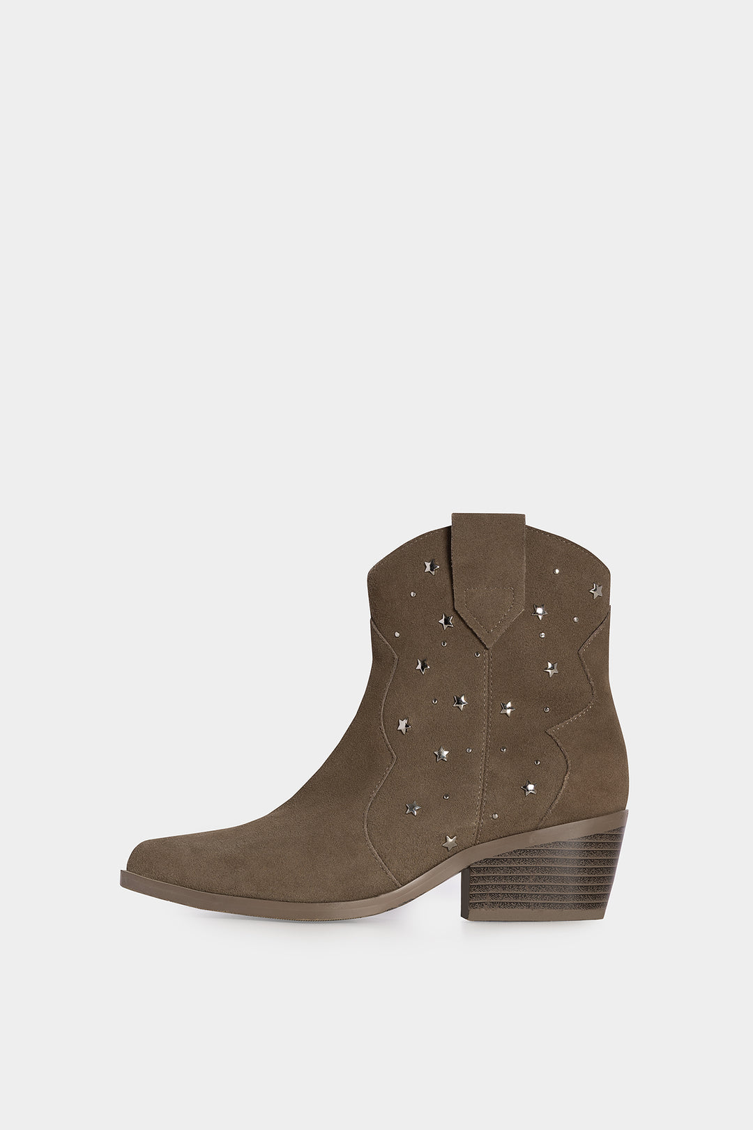 Star-studded suede ankle boots Cowboy Button Noon Spain