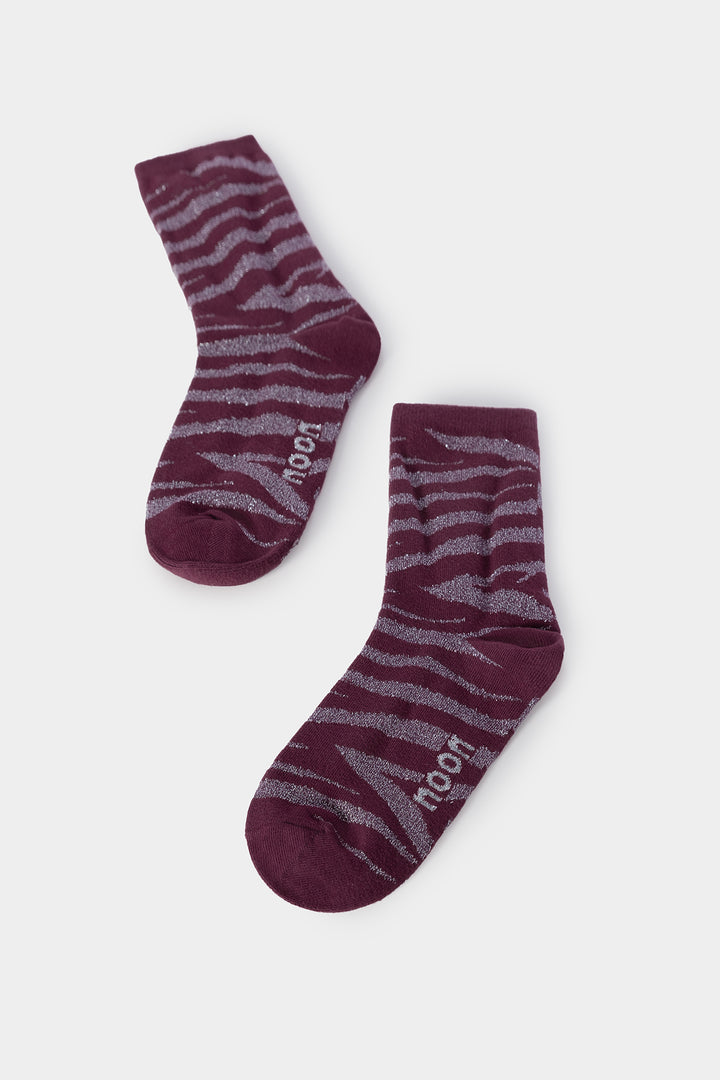 ZEBRA GLITTER SOCKS