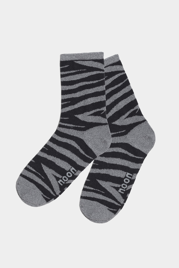 ZEBRA GLITTER SOCKS