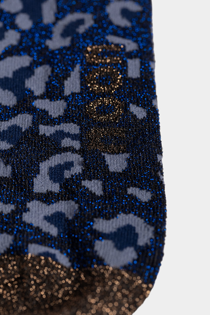 GLITTER LEOPARD SOCK