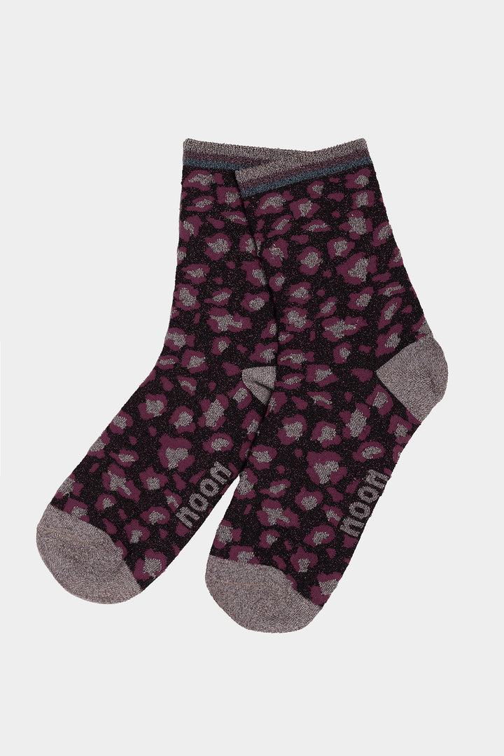GLITTER LEOPARD SOCK