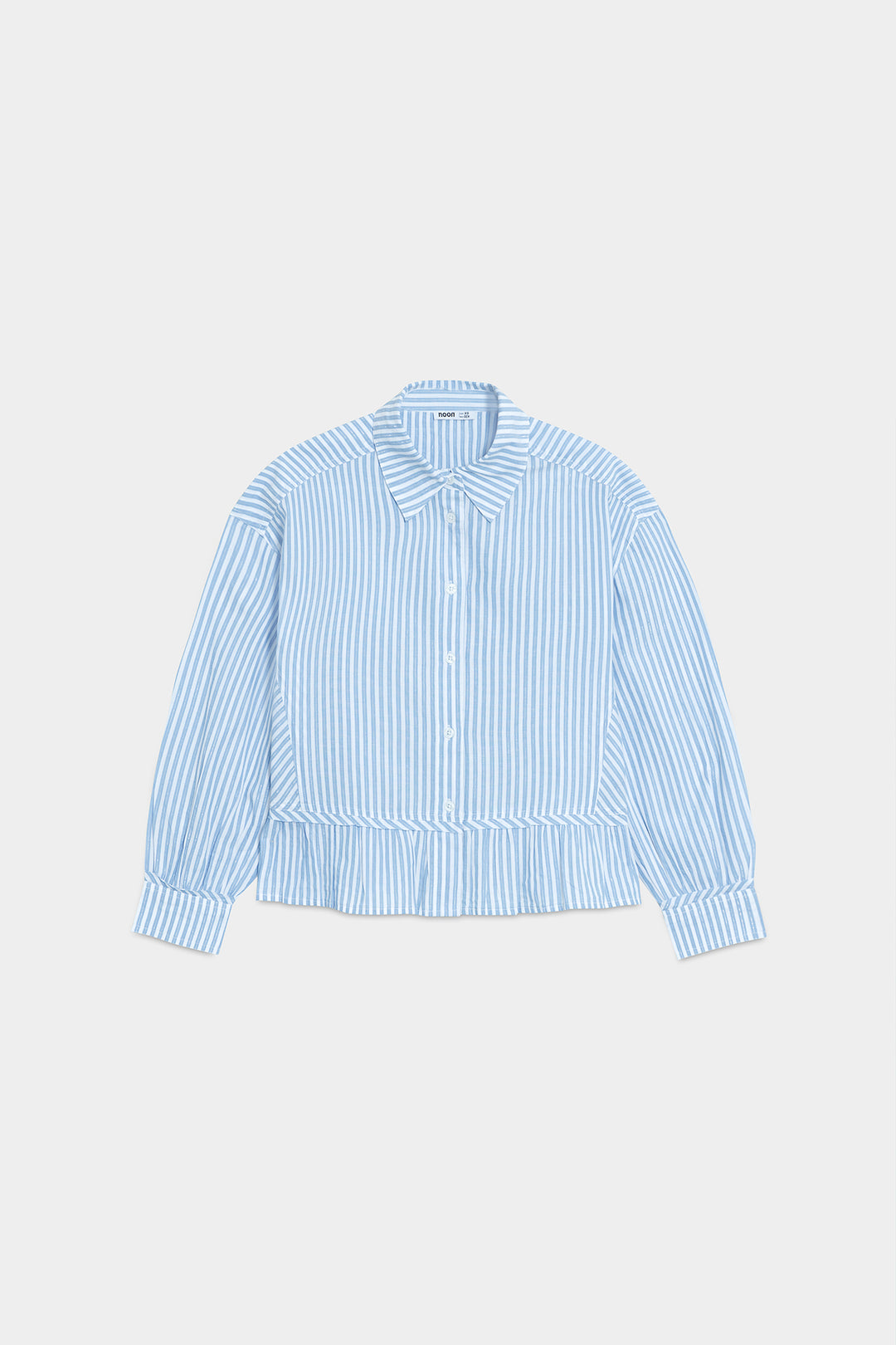 RUFFLE STRIPED SHIRT