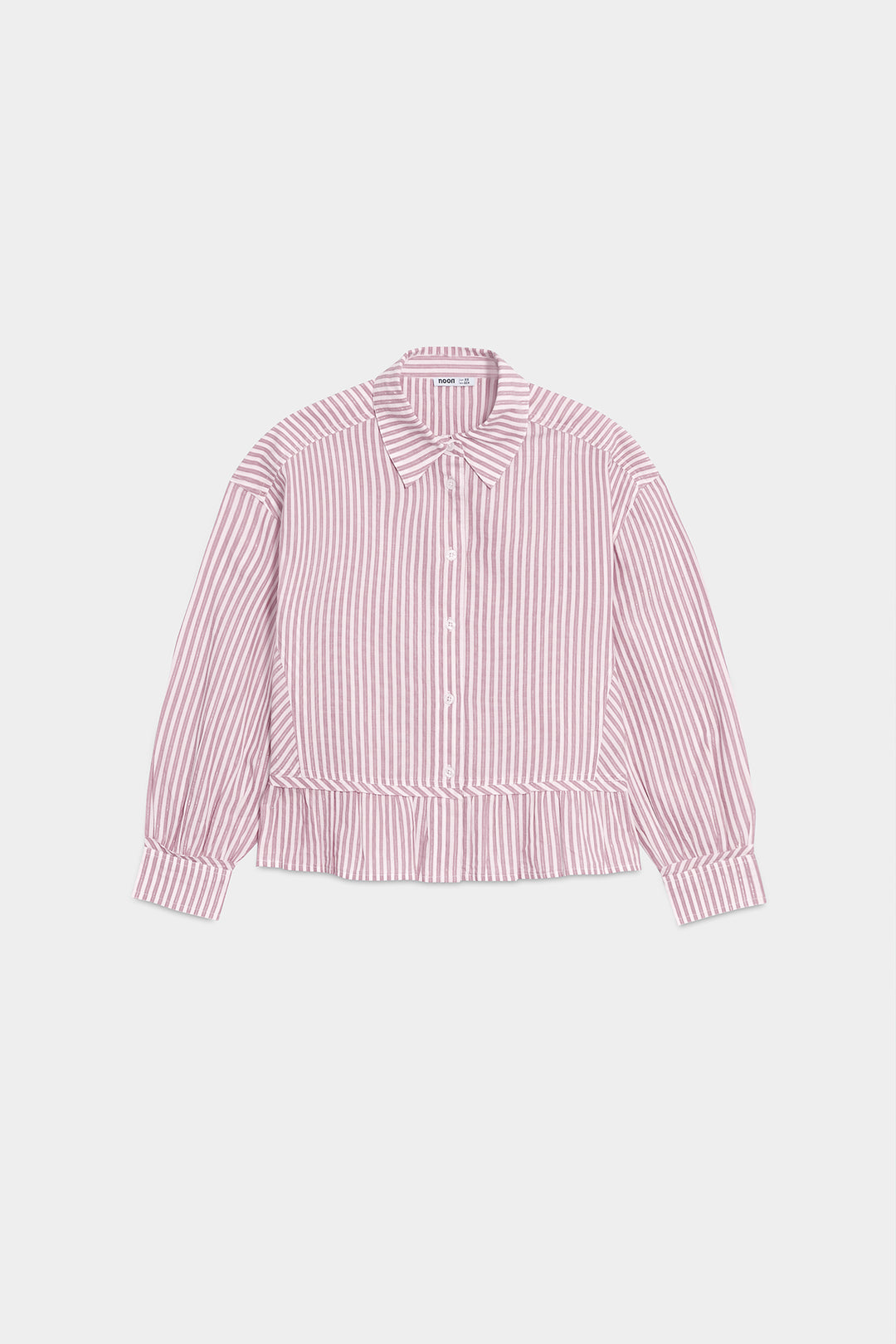 RUFFLE STRIPED SHIRT