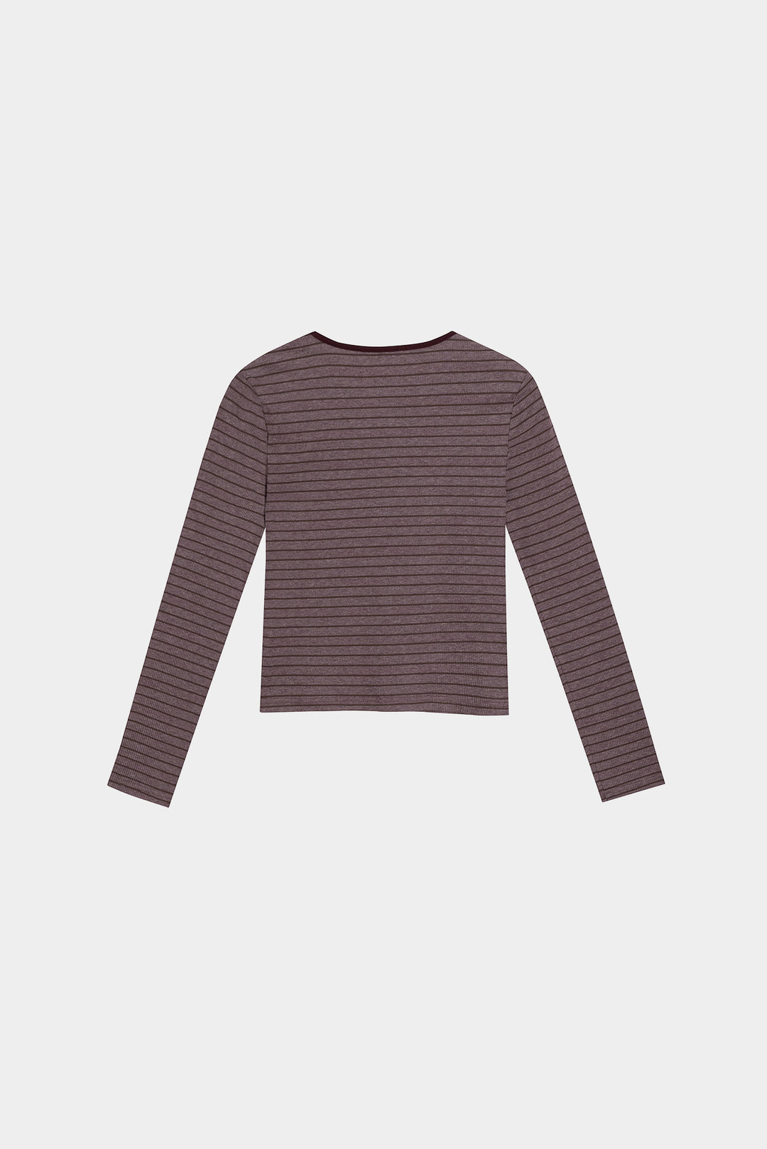 STRIPED OPENING T-SHIRT