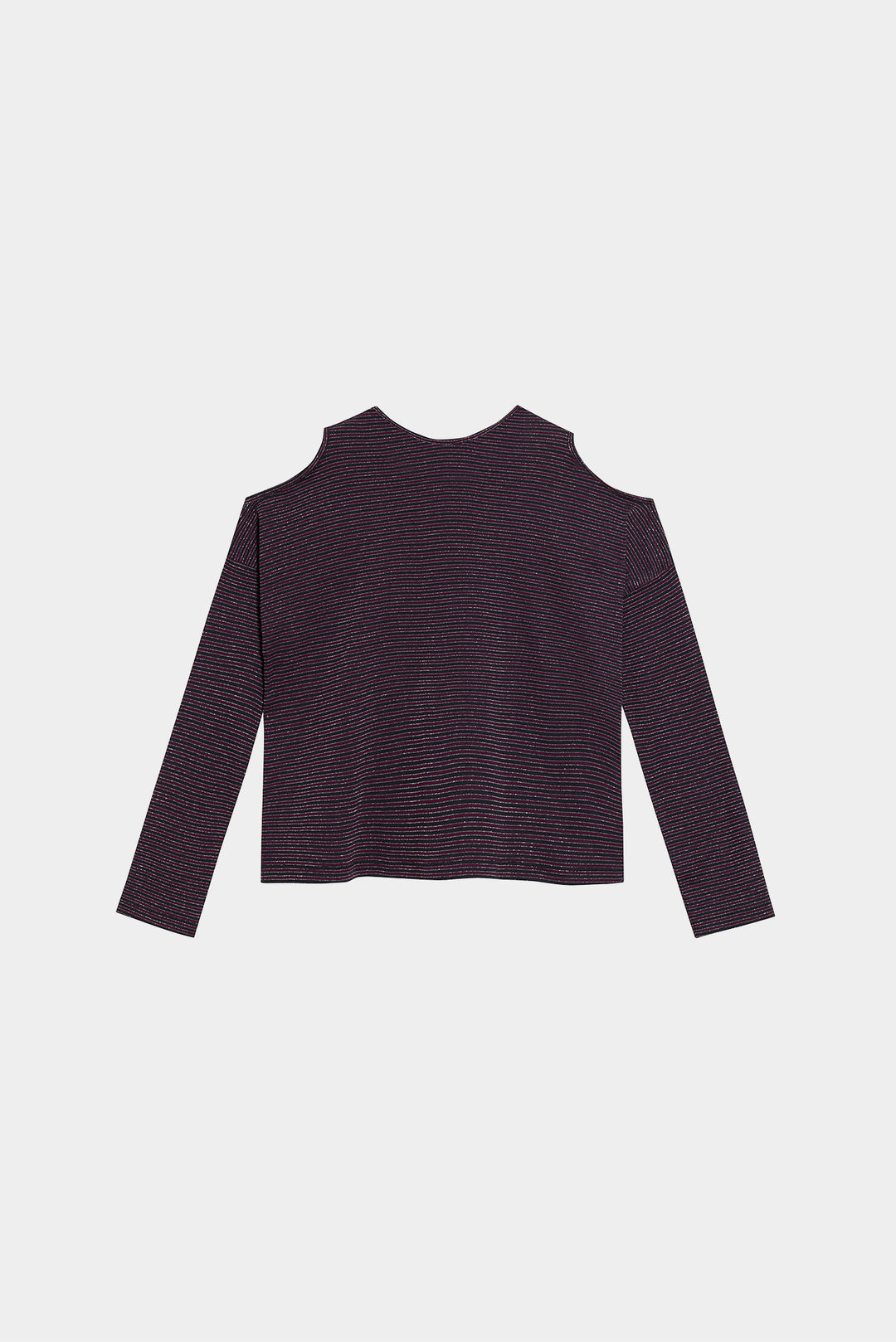 STRIPED OPENINGS T-SHIRT