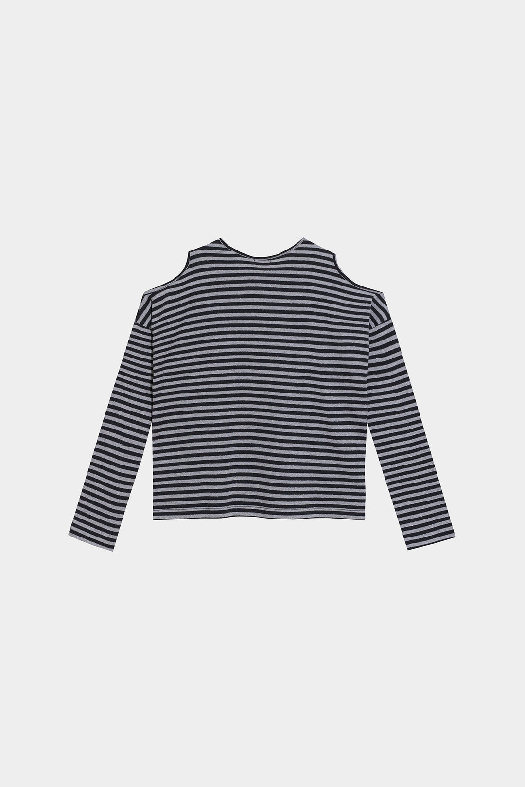 STRIPED OPENINGS T-SHIRT