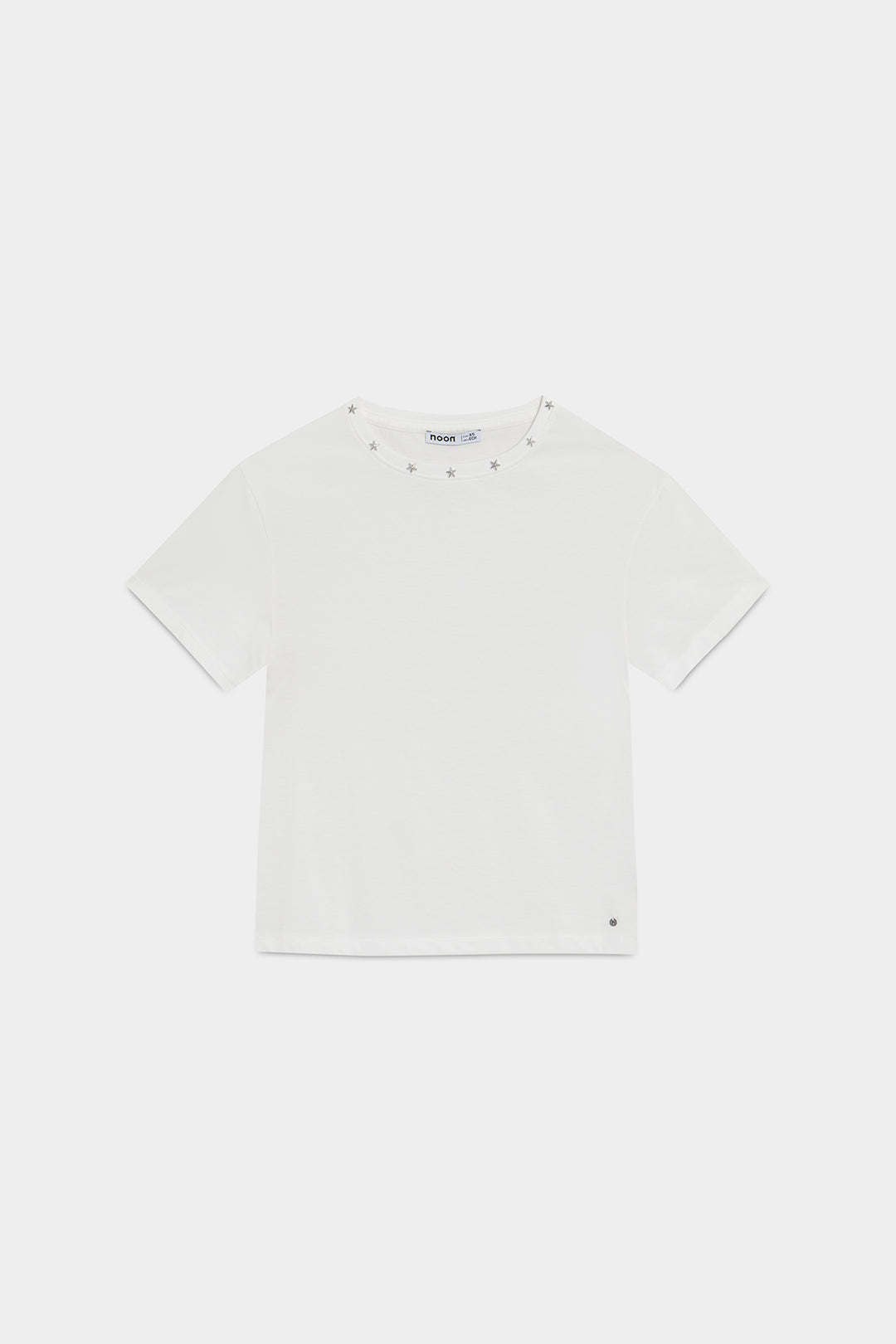 STAR STUDDED COTTON T-SHIRT