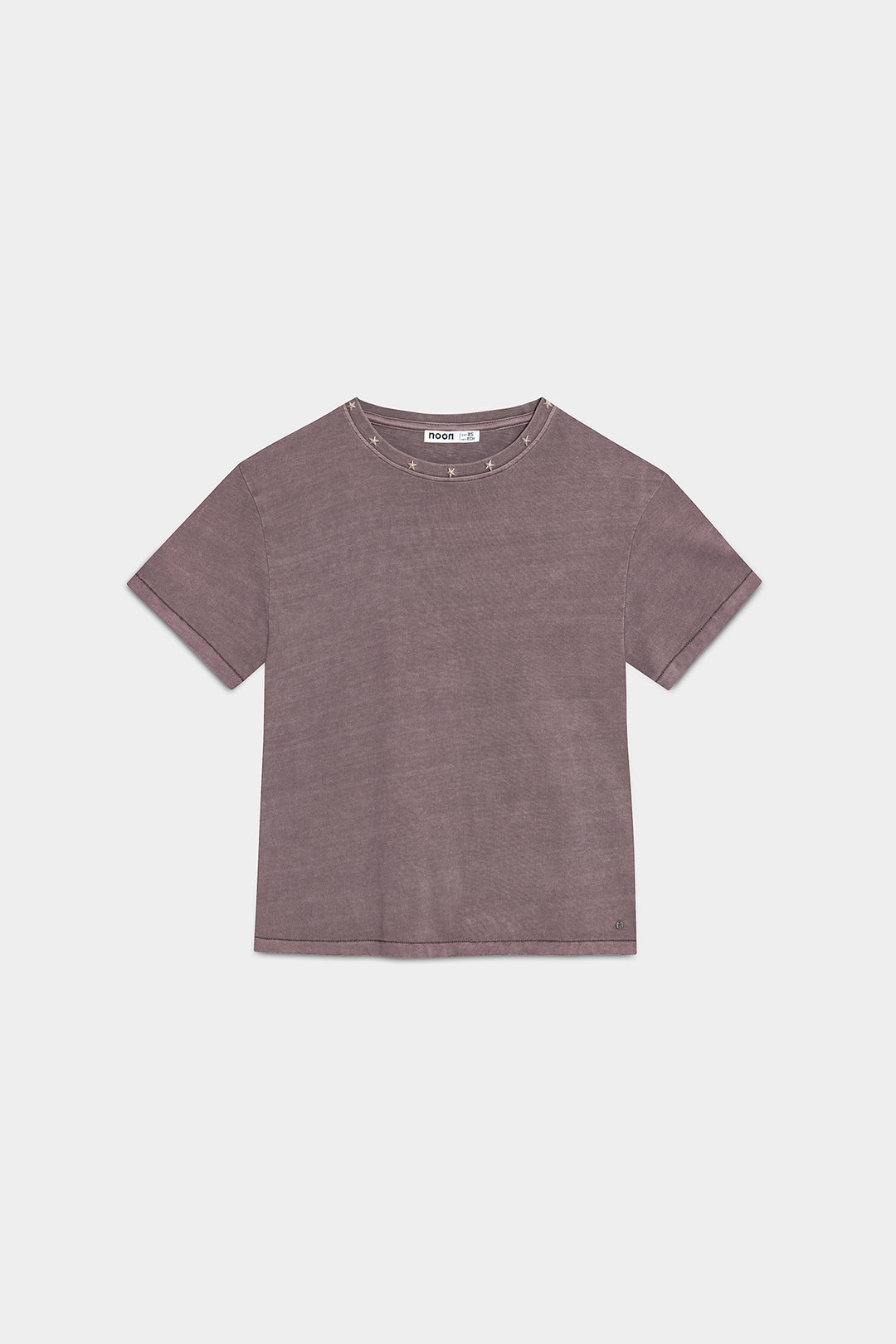 STAR STUDDED COTTON T-SHIRT