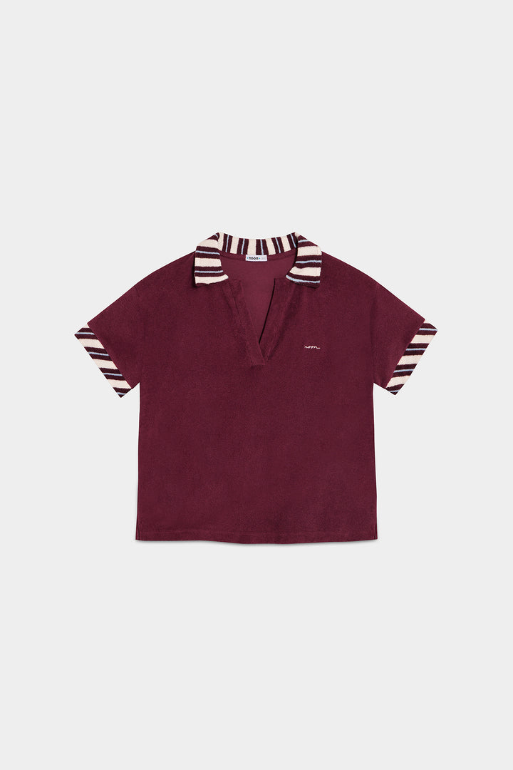 CAMISETA CUELLO POLO TOALLA
