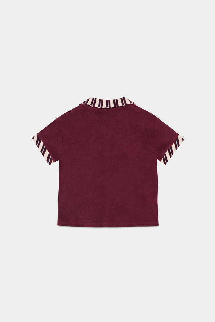 CAMISETA CUELLO POLO TOALLA